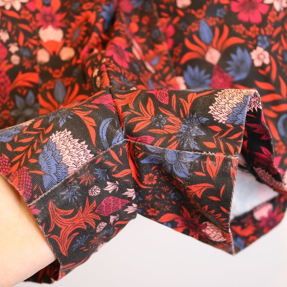 Floral Tropical Patterned Strapless Romper - Picture 13 of 16